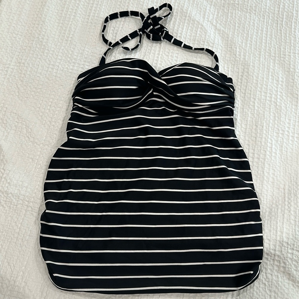 Old Navy striped bathing suit top